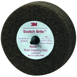 4" X 1-1/4" RIVET CLEANING DISC